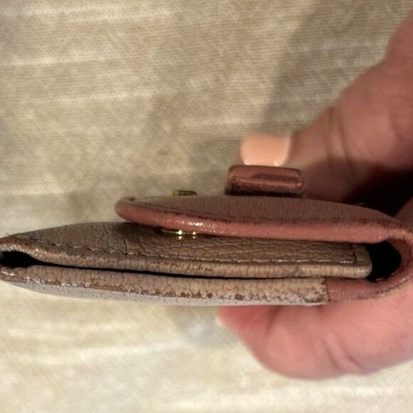 Vintage Miu Miu Pink and Beige Key Case - Picture 4 of 5